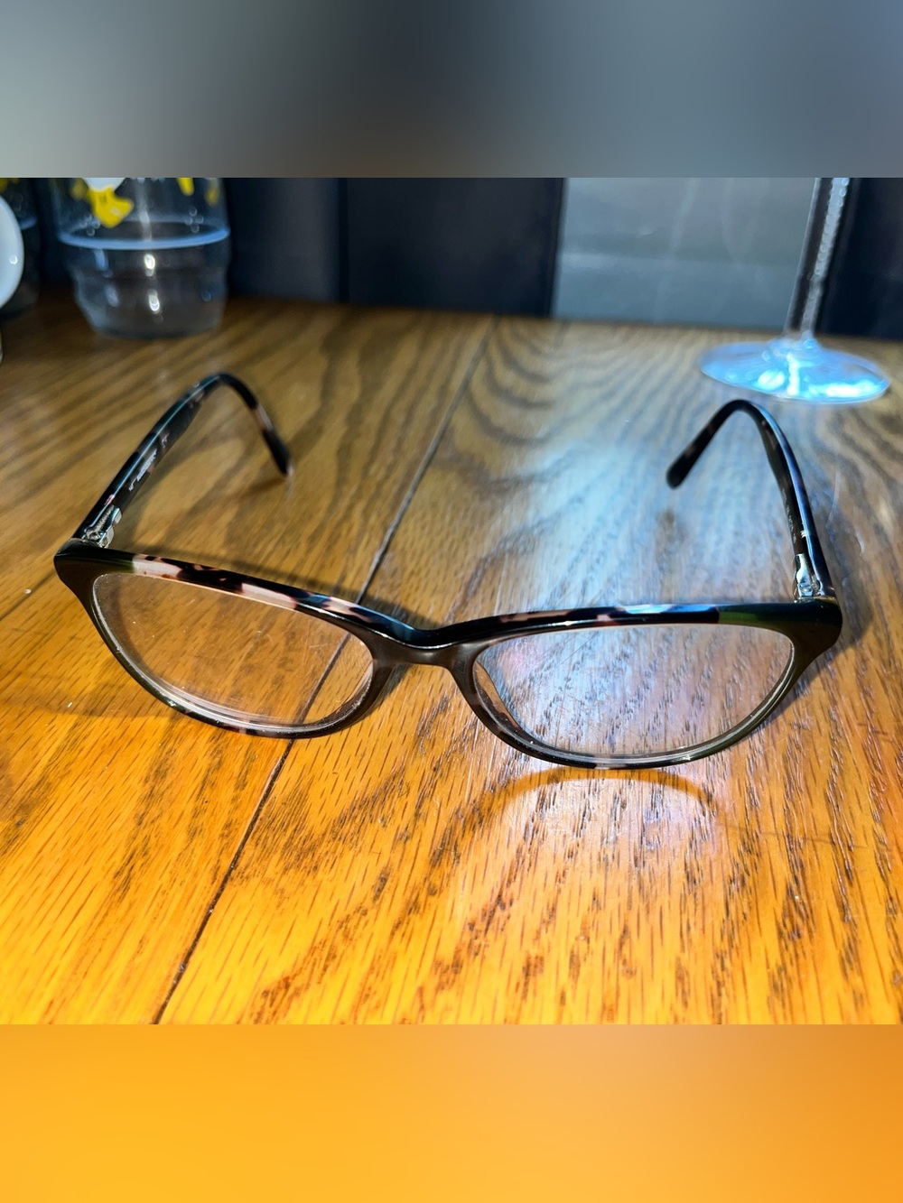 Womens Marchon NYC Eyeglasses “FRAMES ONLY” Tortoise Brown Eyewear Reading